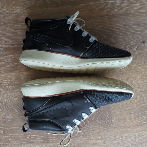 Nike Roshe Run Sneakerboot QS Quilted Men’s Size 11.5 Black - Picture 4 of 14